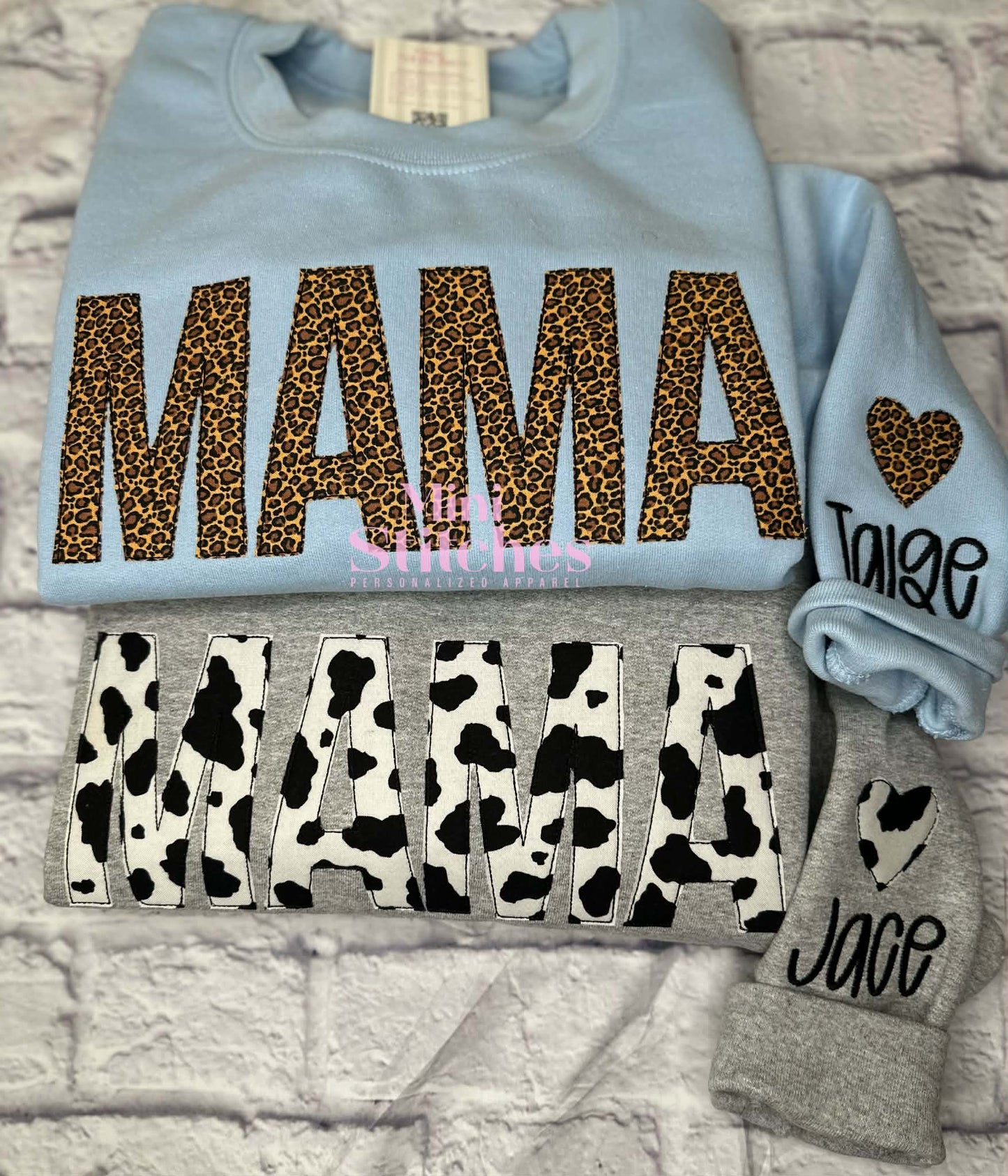 Personalized Title Leopard Sweatshirt