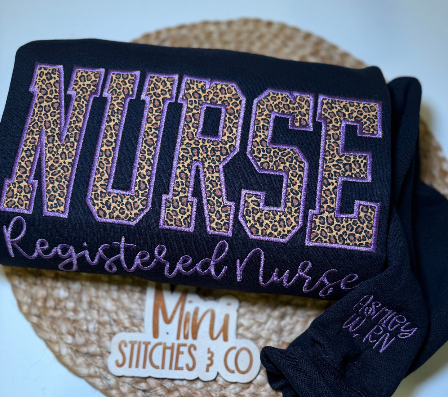 Leopard Nurse Specialty Sweatshirt