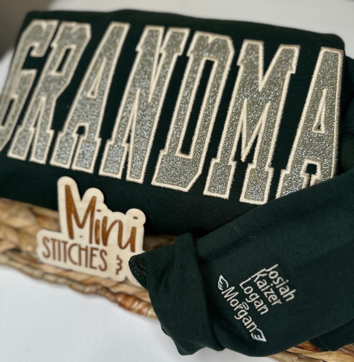 Glitter Title Sweatshirt | MAMA, GRANNY, NANA