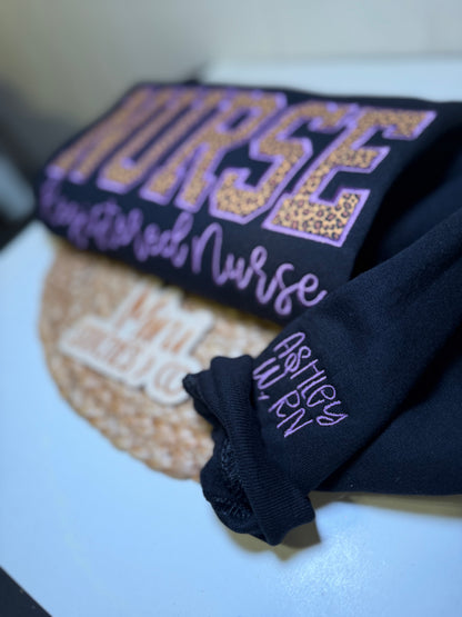 Leopard Nurse Specialty Sweatshirt