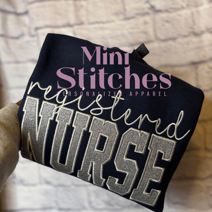 Personalized Specialty Healthcare Sweatshirt | NURSE, CNA, MA, TECH