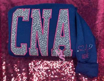 Healthcare Fabric Sweatshirt | CNA, TECH, NURSE, MA