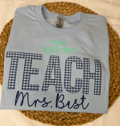 Personalized Teach Tee