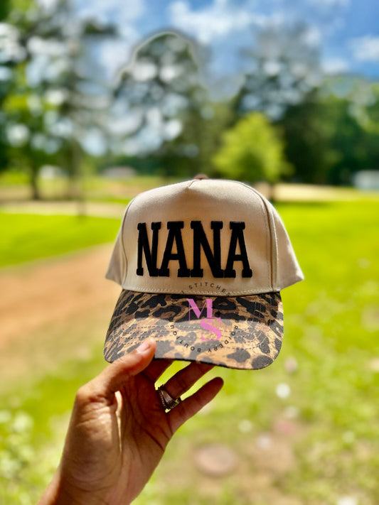 Leopard Title 3D Puff Hat