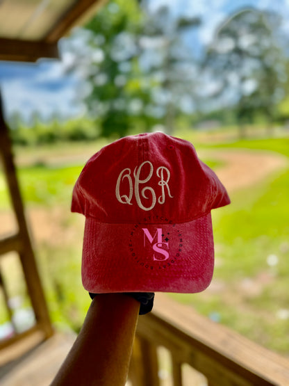Classic Monogram Vintage Baseball Cap